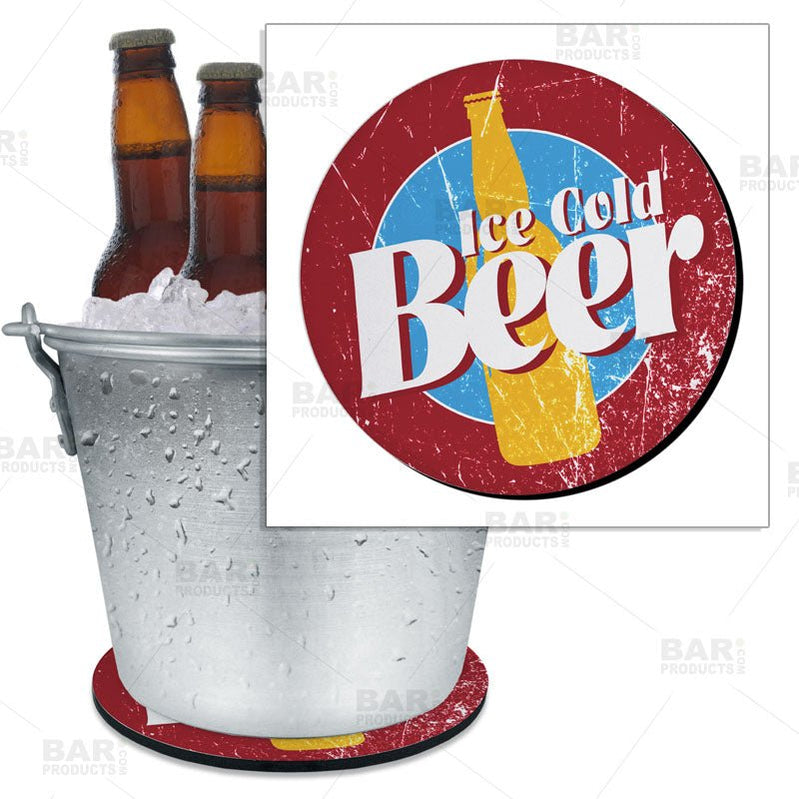 Beer Bucket Coasters — Bar Products