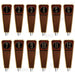 Numbered Beer Tap Handles - Oak Wood - Emblem