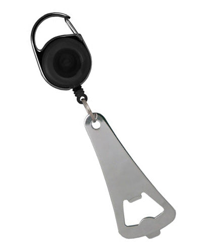 Black Carabiner Bottle Opener Reel — Bar Products