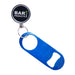 Mini Powder Coat Candy Blue Speed Opener with Retractable Reel