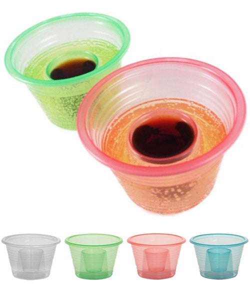 Disposabomb™ Bomb Shot Cups / Power Bomb - GREEN - SLEEVE OF 50