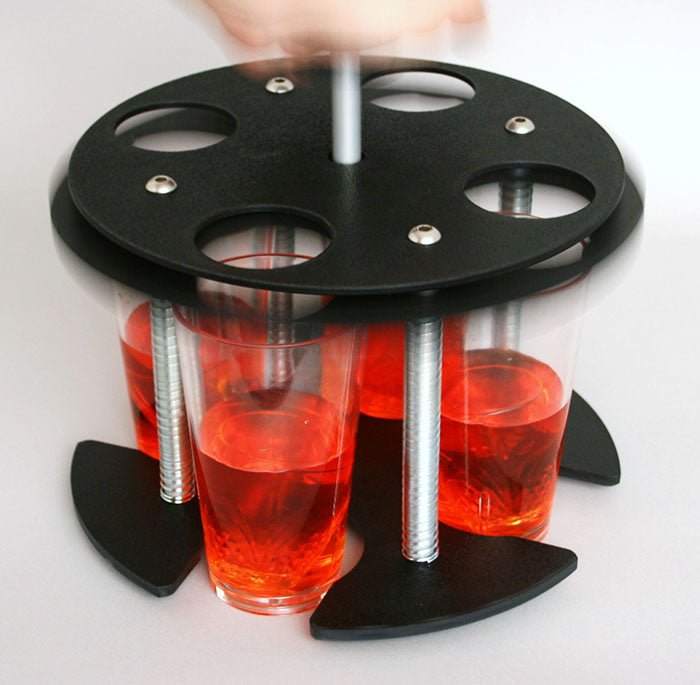 FastFerment FastRack12 Flaschentrockengestell – Weiß, Spülmaschinenfest, Für Wein- & Bomberflaschen