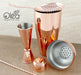 Olea™ Bar Set - Copper Plated - 4 Piece (Bar Spoon Tip Option)