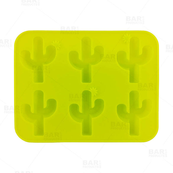 Cactus Ice Mold Tray - Silicone - 6