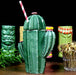 BarConic ® Tiki Mug - Cactus w/ Lid - 15 ounce