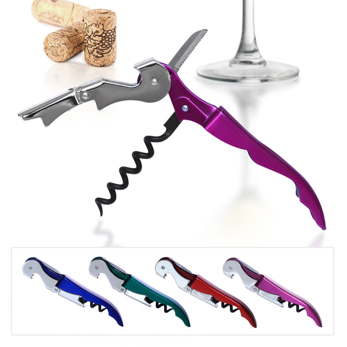 BarConic® Candy Coated Double Lever Wine Corkscrew 