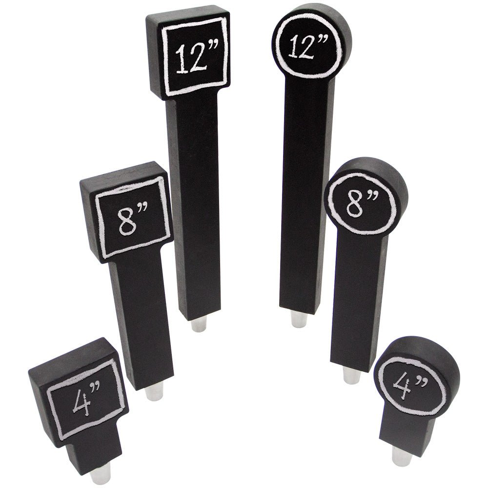 Chalkboard Wooden Tap Handles 2 Styles in 3 Sizes — Bar Products