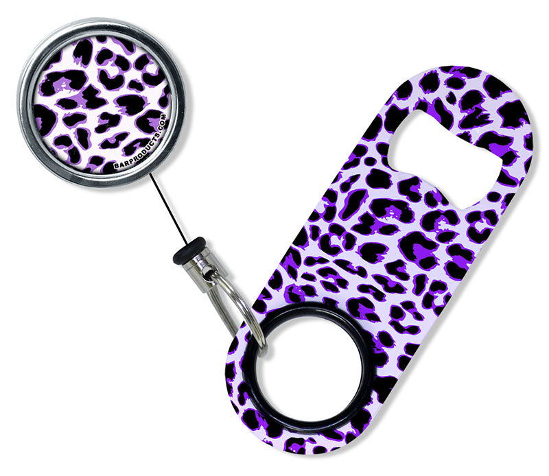 Kolorcoat™ Mini Opener with Retractable Reel  - Purple Cheetah