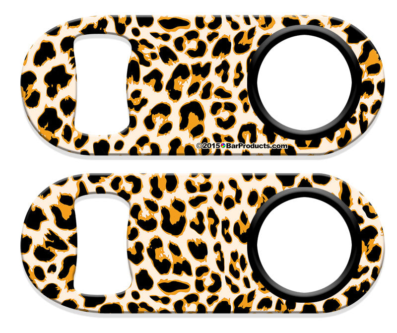 Kolorcoat™ Mini Bottle Opener - Orange Cheetah