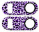 Kolorcoat™ Mini Bottle Opener - Purple Cheetah
