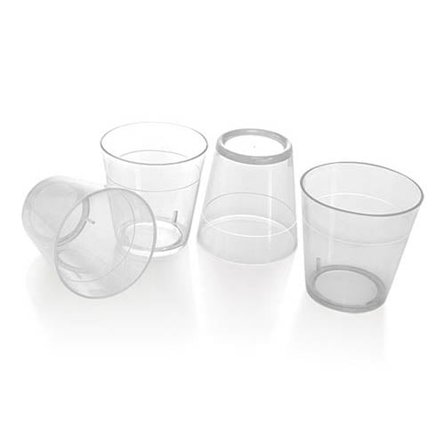 1.5 oz Plastic Traditional Shot Glass Custom Printed 100 count