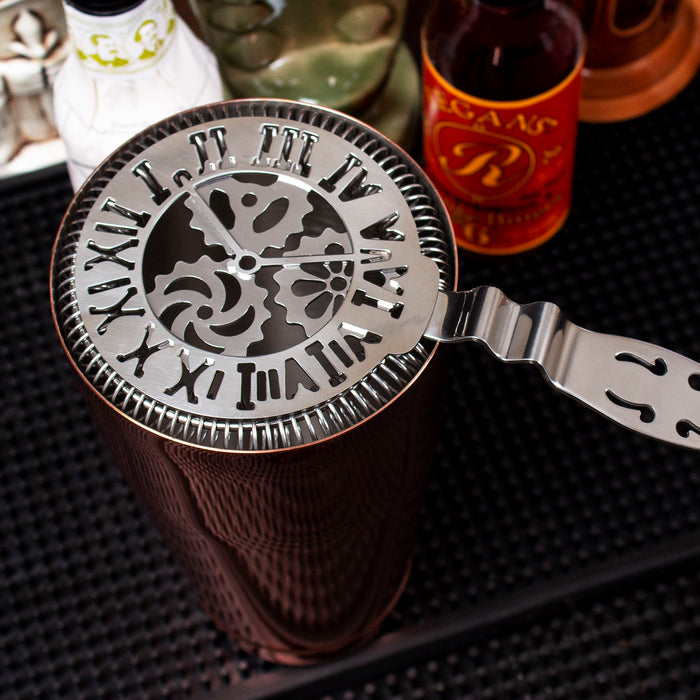 BarConic® Tick Tock Cocktail Strainer - No Prong Stainless Steel