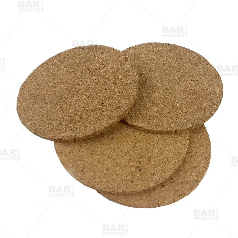 Cork Coasters - 4 inch - Pack of 4