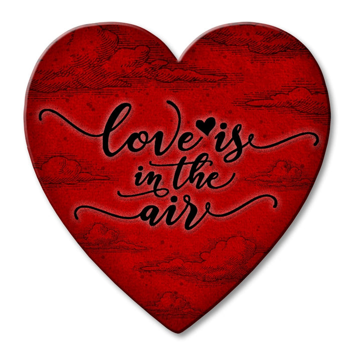 Valentine's Day Theme - Heart Shaped Cork Bottom Coasters