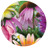 Kolorcoat™ Round Foam Coasters (4 Pack) - Flowers