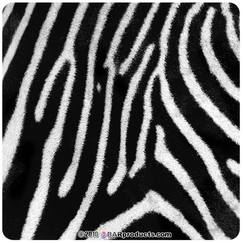 Kolorcoat™ Square Foam Coasters (4 Pack) - Zebra