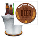 ADD YOUR NAME - Beer Bucket Coaster - Football