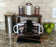 Counter Caddies™ Barista Straight Shelf - Walnut-Stained Finish - 12" - Coffee Mugs