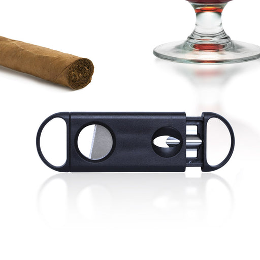 2 in 1 Cigar Combo Cutter with Guillotine Cutter and Wedge Cutter