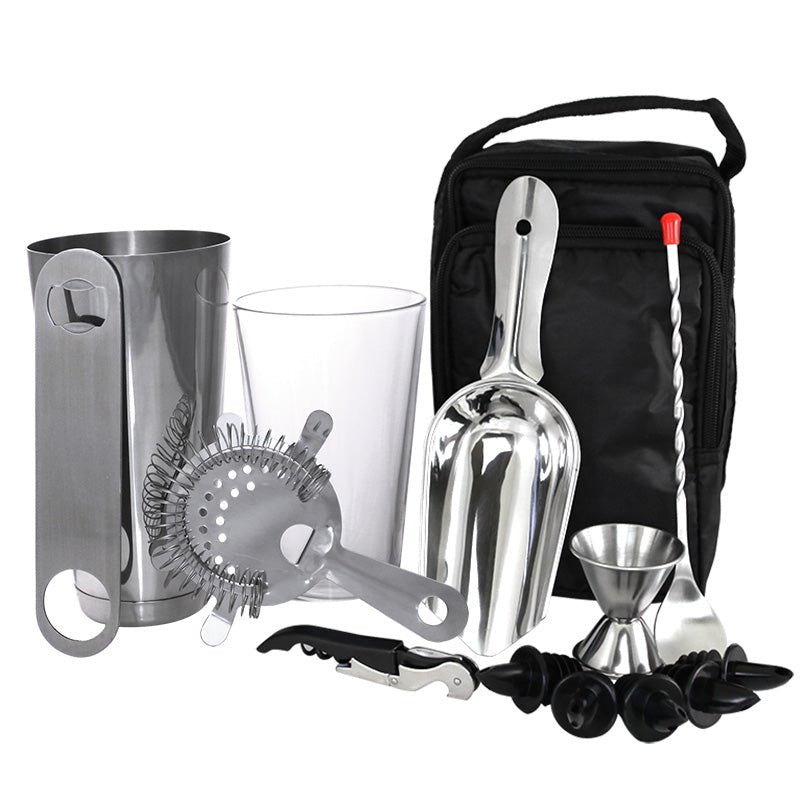 Complete Bartenders Tote Bag Boston Shaker Set — Bar Products