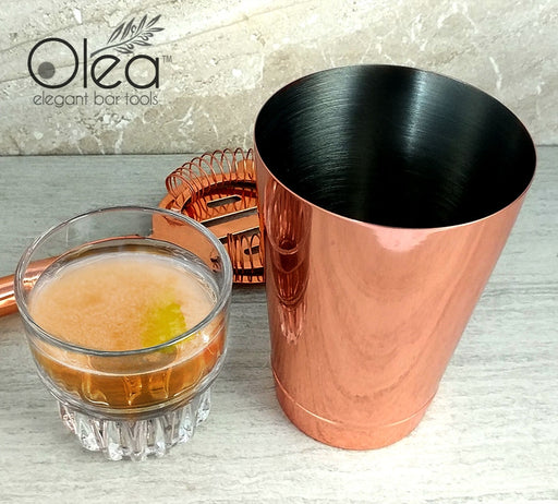 Olea™ Cocktail Shaker - Copper Plated - 16oz Weighted