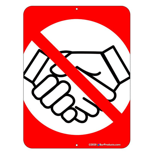 Metal Sign Kolorcoat™ - No Hand Shaking - 9X12