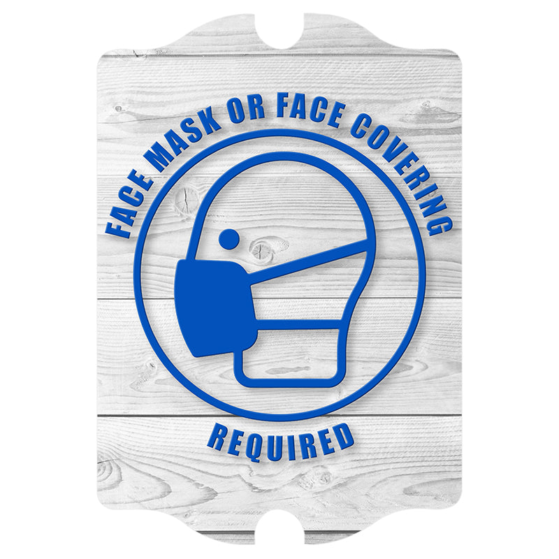 Wooden Tavern Sign - Face Mask