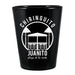 Custom BarConic® Black Shot Glass