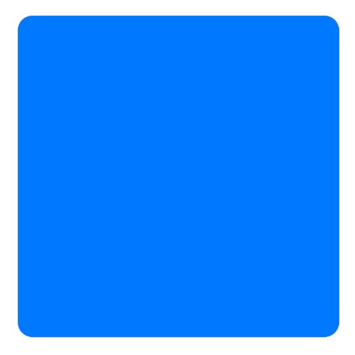 Kolorcoat™ Square Foam Coasters (4 Pack) - Blue