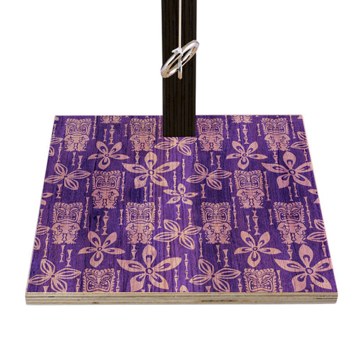 Large Tabletop Ring Toss Game - Tiki Purple