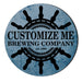 CUSTOMIZABLE Coaster - 4in Round Foam - Ship Wheel Design