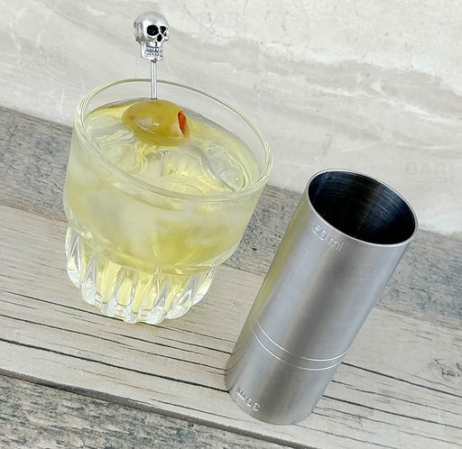 BarConic® Cylinder Cocktail Jigger - 60ml / 30ml