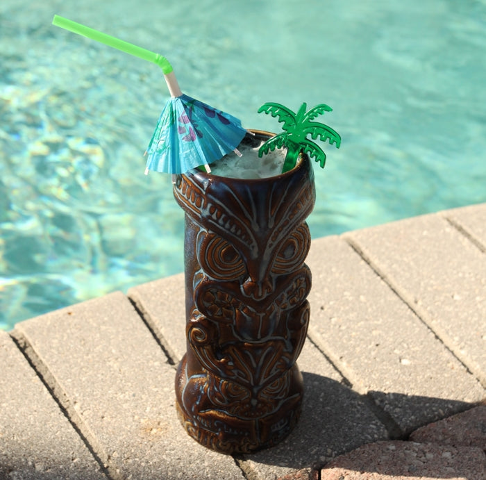 BarConic® Green Palm Tree Stirrers - 7" - Pack of 200