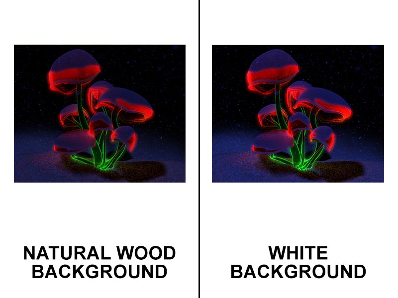 Holiday Fluorescence 24" x 30" Wooden Table Top - Two Types Available