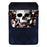 DekoPokit™ Leather Bottle Opener Pocket Protector w/ Designer Flap - Grungy Skull and Roses - SMALL