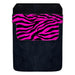 DekoPokit™ Leather Bottle Opener Pocket Protector w/ Designer Flap - Pink Zebra Print - LARGE