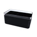 Deluxe 2 Piece Napkin Holders / Bar Caddy - Black