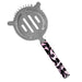 Designer Cocktail Strainer - Pipe Handle - Pink Flames