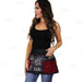 Designer Apron - Wine Patchwork Pattern - 5 Compartment