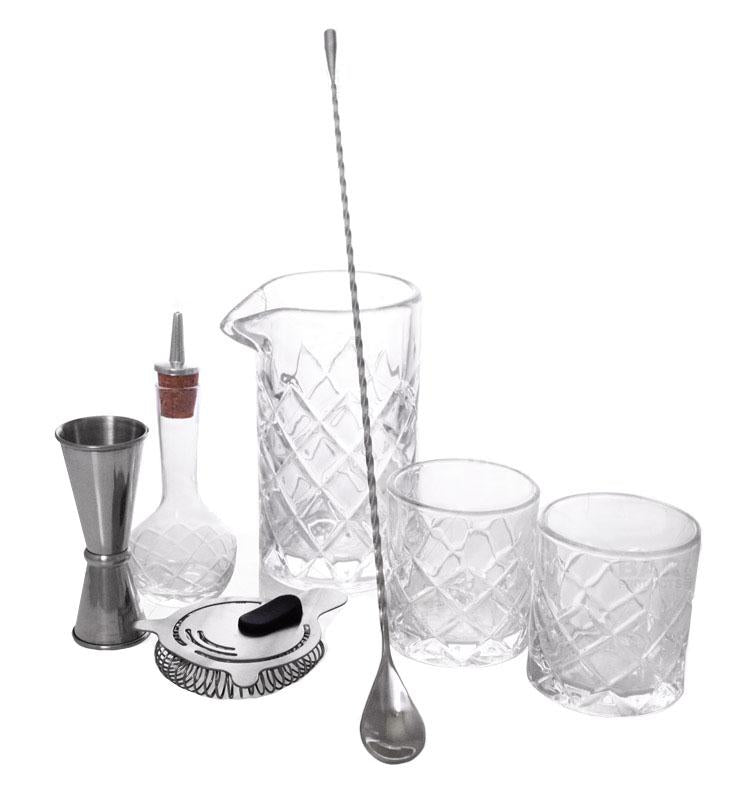 BarConic® Diamond Bar Kit w/22oz Mixing Glass Set — Bar Products