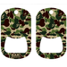 Green & Brown Camo Dog Tag Opener 