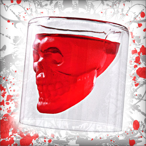 1pcs Skull Head Shot Glass Fun Creative Designer Crystal Party