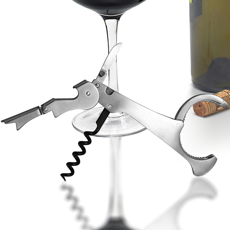 Double Lever Corkscrew with Champagne Gripper