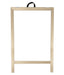 A-Frame Sidewalk Dry Erase Whiteboard – Double Sided - Natural Wood Frame