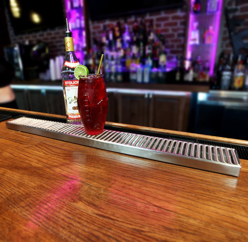 BarConic® 30" Stainless Steel Drip Tray — Bar Products