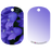 Kolorcoat™ Dog Tag - Purple Flowers