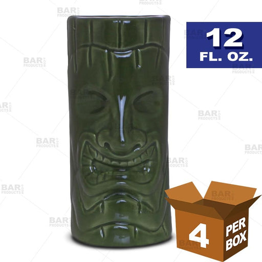 BarConic® Tiki Drinkware - Face - 12 oz [Box of 4]