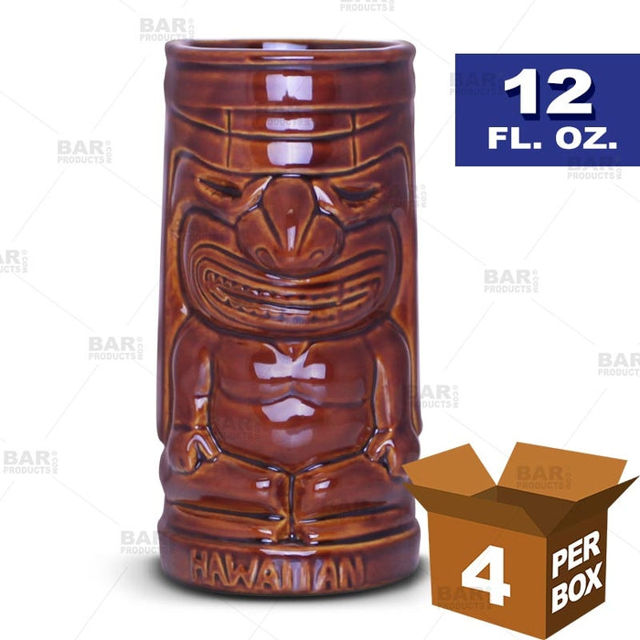 BarConic® Tiki Drinkware - Hawaii - 12 oz [Box of 4]