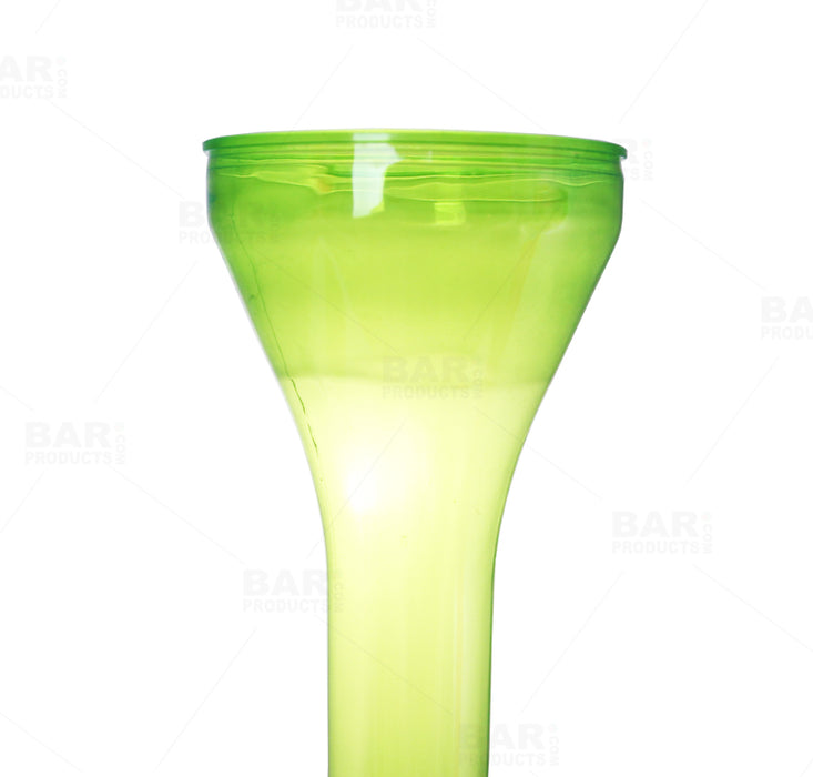 BarConic® Drinkware - Party Yard Cup - 24oz - Green with Lid & Straw