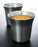 Double Wall Espresso Cup - Stainless Steel - 2.5oz/74ml (set of 2)